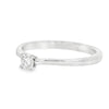 18CT WHITE GOLD 0.20CT ROUND BRILLIANT CUT DIAMOND SOLITAIRE RING