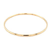 9ct Yellow Gold Solid 3mm Slave Bangle