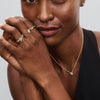 Gold Double Band Ring - 52