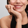 Gold Double Band Ring - 54