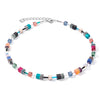 Coeur De Lion GeoCube Multicolour Ethno Necklace 2838/10-1579