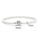 Ti Sento Silver Pearl Bracelet 2965PW