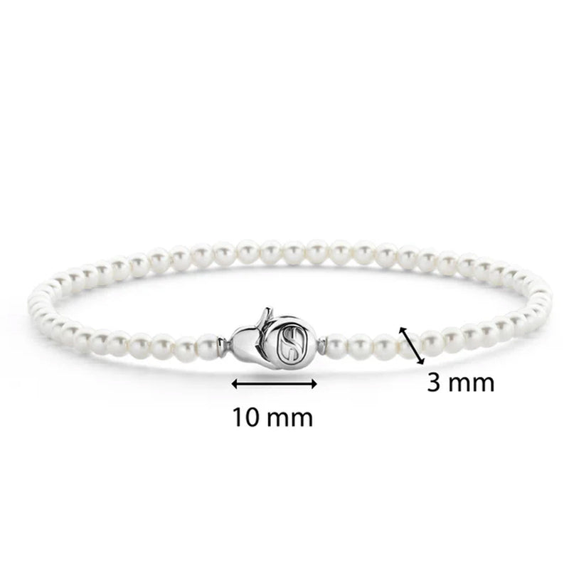 Ti Sento Silver Pearl Bracelet 2965PW