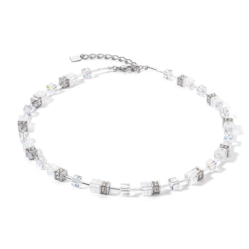 Coeur De Lion Iconic Nature Silver-White Necklace
