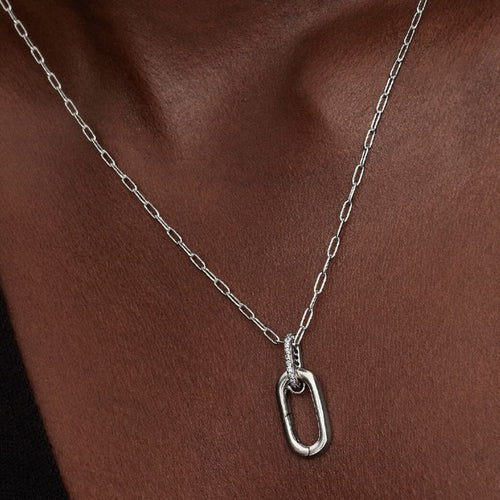 Openable Link Pendant Necklace