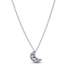 CRESCENT MOON PENDANT NECKLACE SIZE 50