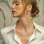 Clogau Silver Welsh Beachcomber Pearl Necklace