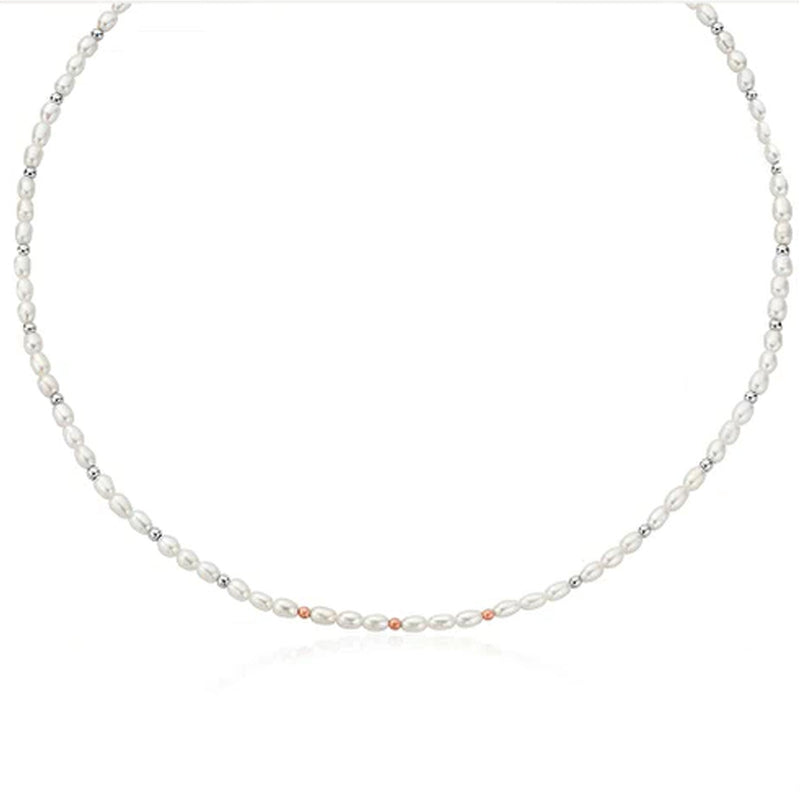 Clogau Silver Welsh Beachcomber Pearl Necklace