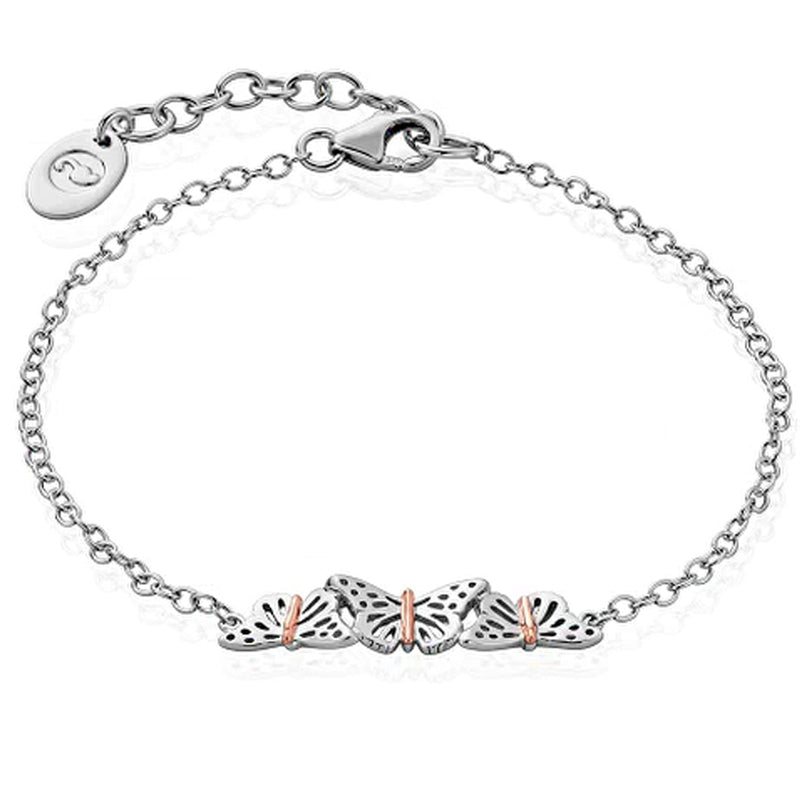 Clogau Silver Butterfly Bracelet 3SBWMB3
