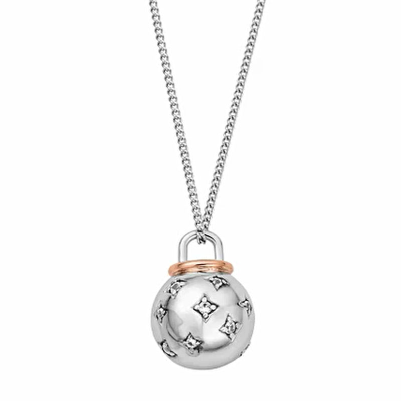 Clogau Silver Christmas Bauble Pendant + Chain