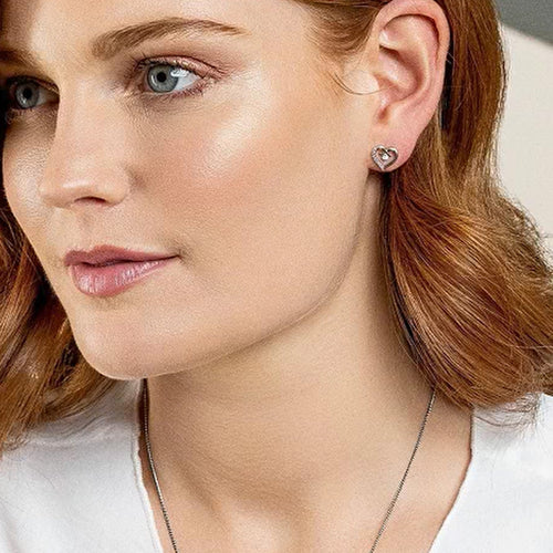 Clogau Silver Kiss Stud Earrings