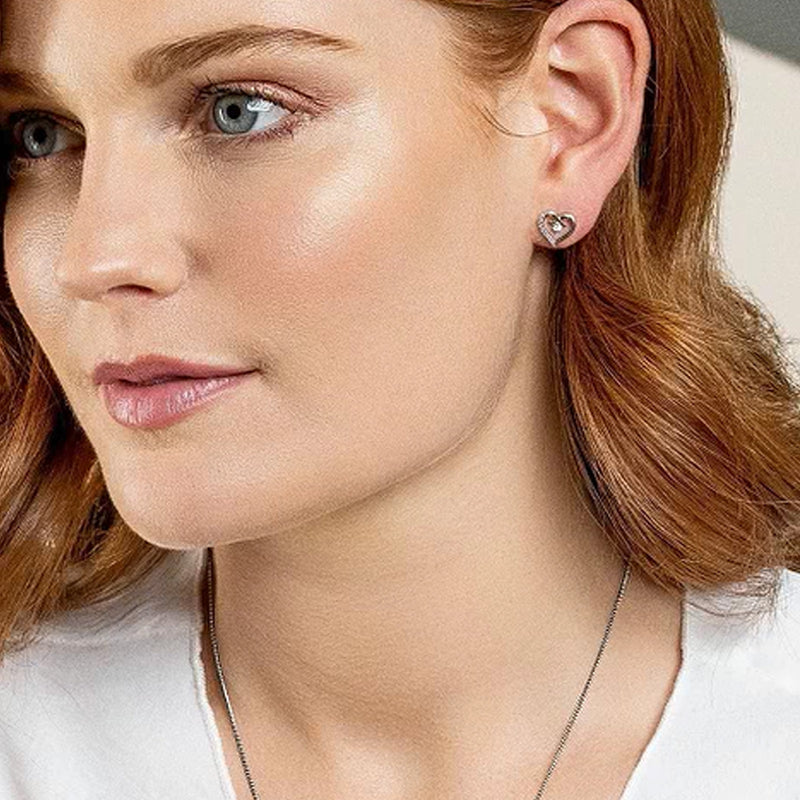 Clogau Silver Kiss Stud Earrings
