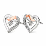 Clogau Silver Kiss Stud Earrings