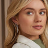 Clogau Silver Celebration Drop-Hoop Earrings