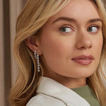 Clogau Silver Celebration Drop-Hoop Earrings
