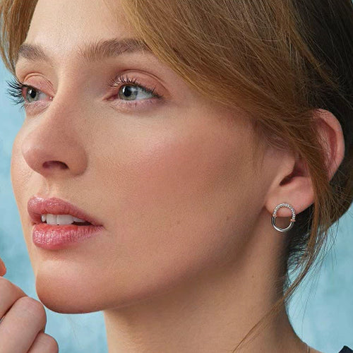 Clogau Silver Connection Stud Earrings