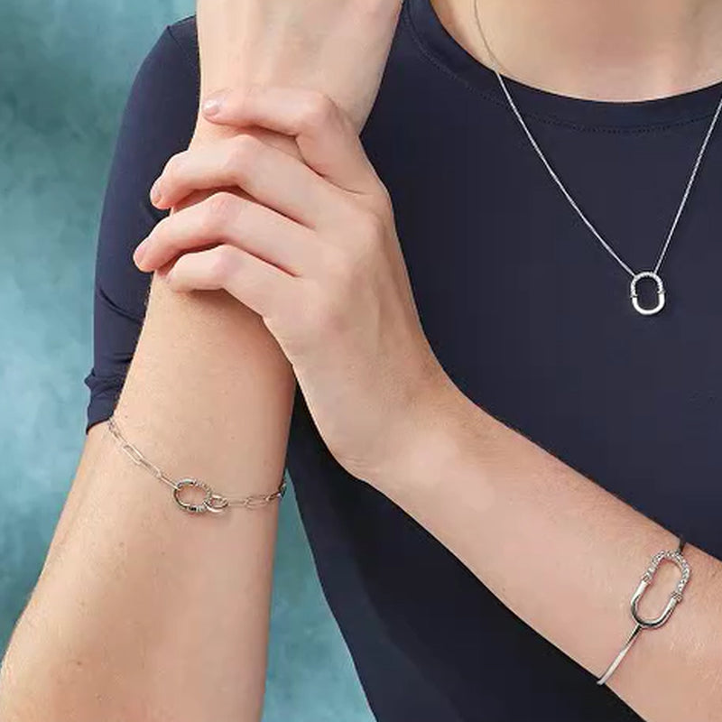 Clogau Silver Connection Bracelet 3SCRL0744