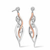Clogau Silver Swallow Falls Drop Earrings