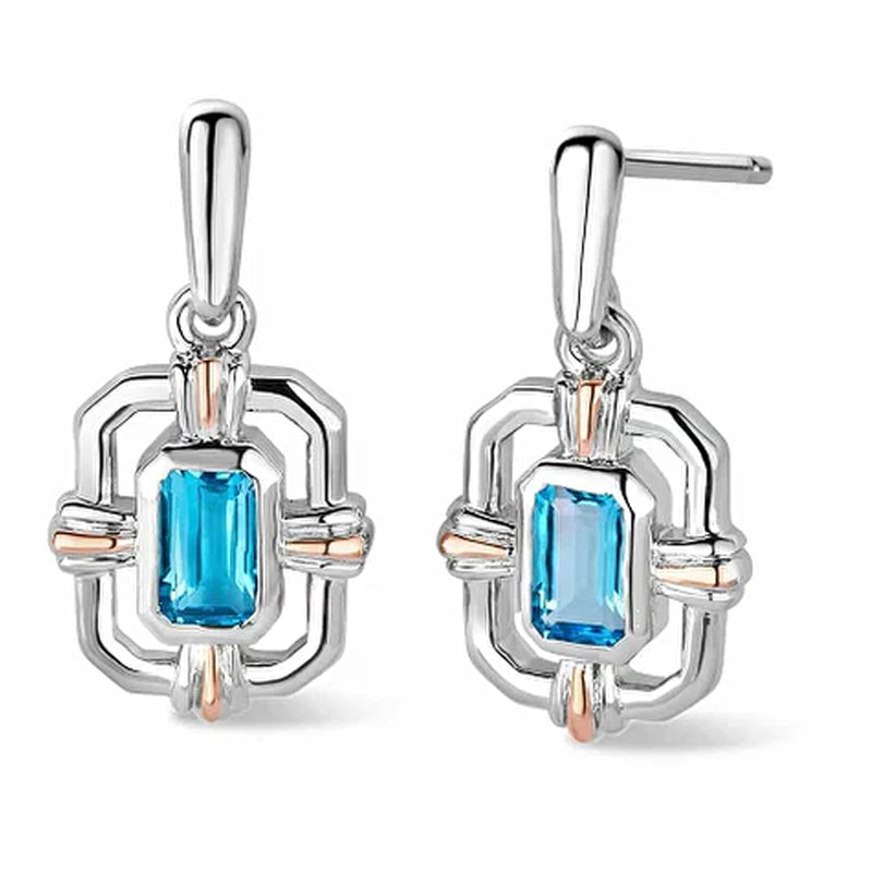 Clogau Silver Enchanted Gateways Drop Earrings