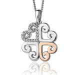 Clogau Silver Affinity Heart Pendant & Chain