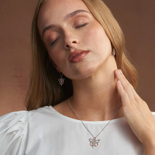 Clogau Silver Fairies Of The Mine Necklace