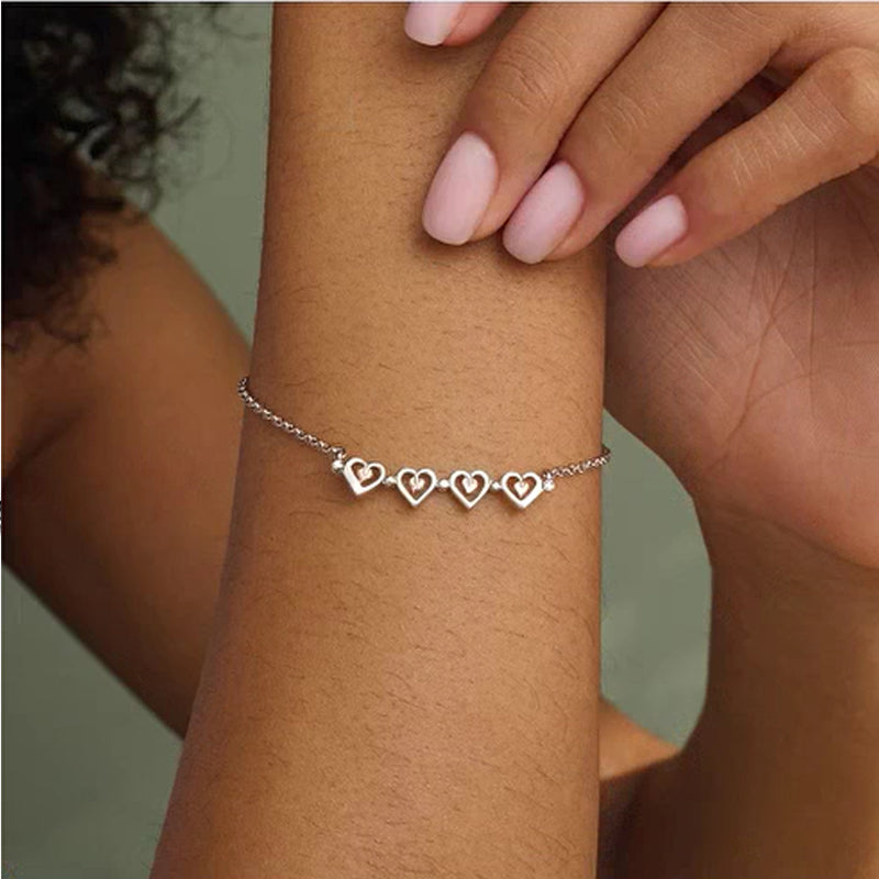 Clogau Silver Tree of Life Heart Bracelet