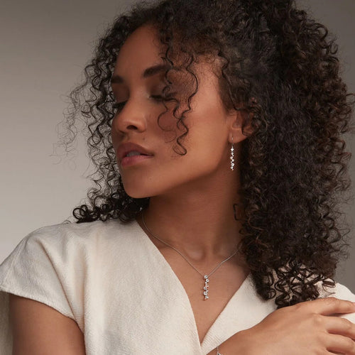 Clogau Silver Celebration Drop Earrings