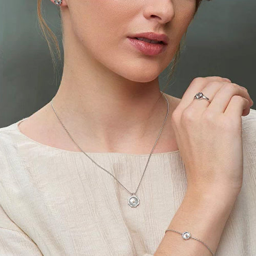 Clogau Silver Nos Da Necklace