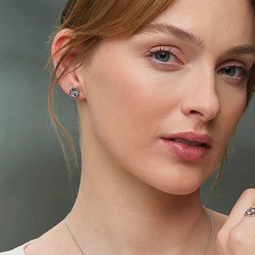 Clogau Silver Nos Da Stud Earrings