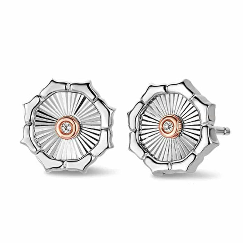 Clogau Silver Nos Da Stud Earrings
