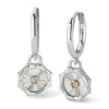 Clogau Silver Nos Da Hoop Drop Earrings