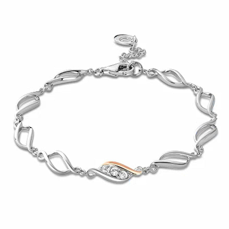 Clogau Silver Past Present Future Bracelet 3SPPF0651