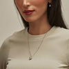 Clogau Silver Tudor Court Spherical Pearl & Chain