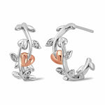Clogau Silver Vine Of Life Hoop Earrings