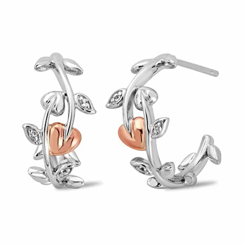 Clogau Silver Vine Of Life Hoop Earrings