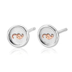 Clogau Silver Tree Of Life Insignia Stud Earrings
