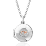 Clogau Silver Tree Of Life Insignia Locket + Chain