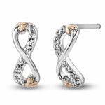 Clogau Silver Tree of Life Infinity Stud Earrings