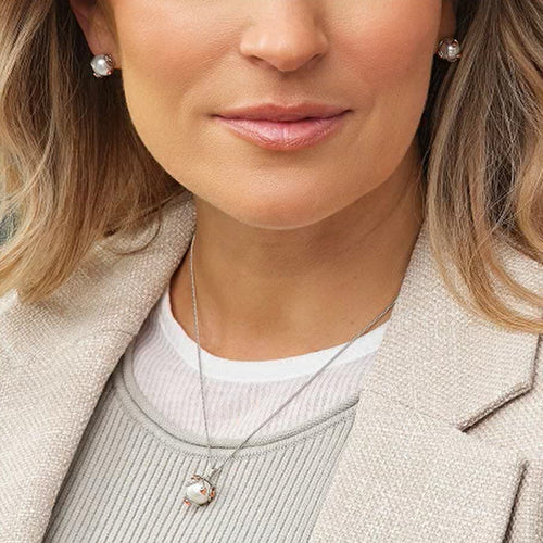 Clogau Silver Tree Of Life Pearl Pendant & Chain