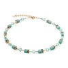 Cdl Iconic Mono Gold-Green Necklace