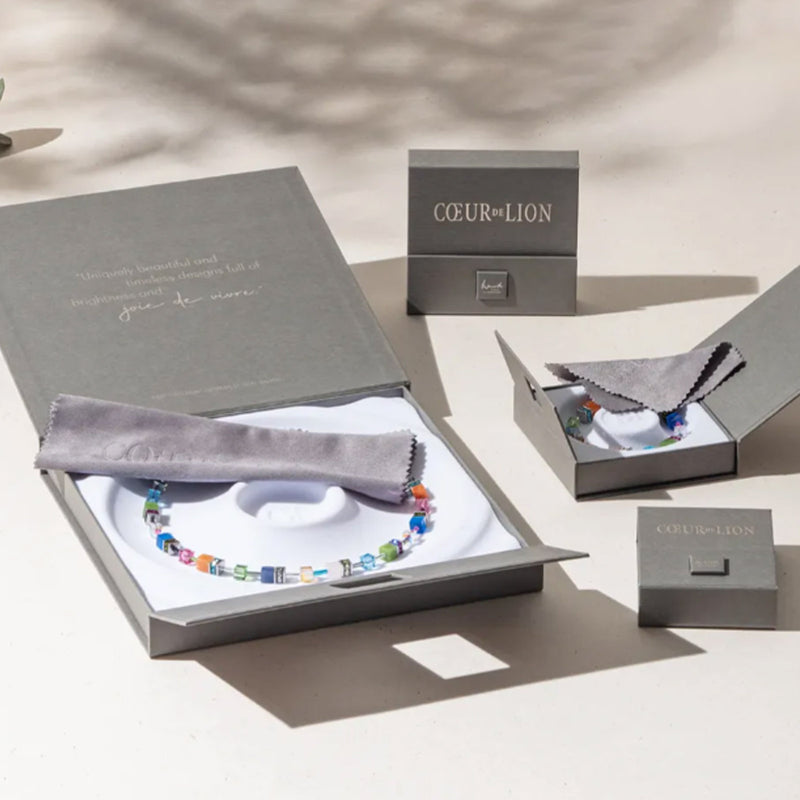 Coeur De Lion Iconic Mono Ice Blue Necklace 4020/10-2020