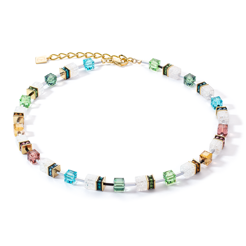 Coeur De Lion Precious Multicolour Gold Necklace