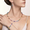 Coeur De Lion GeoCUBE Multicoloured Pastel Necklace
