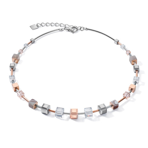 Coeur De Lion Necklace Rosegold-Silver