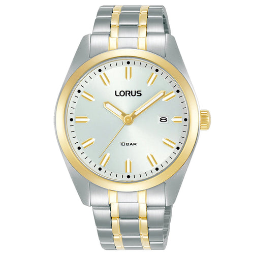 Lorus Gents Two-Tone Quartz Bracelet Watch RH978PX9
