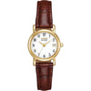 Citizen Ladies Gold Brown Strap Eco-Drive Watch EW1272-01A