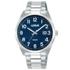 Lorus Gents Stainless Steel Blue Dial Bracelet Quartz Watch RH907RX9