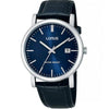 Lorus Gents Classic Blue Dial Black Strap Quartz Watch RG841CX5