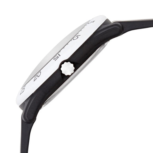 Lorus Junior Black & White Silicone Quartz Watch RRX85HX9