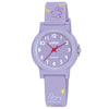 Lorus Junior Purple Bunny Pattern Purple Silicone Strap Quartz Watch RRX43JX9